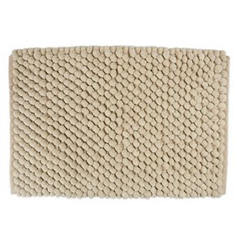 DII Microfiber Bath Mat, 17x24 in Taupe