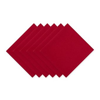 DII Solid 20x20" Cotton Napkin Set 6 pc