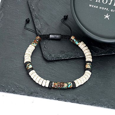 Vanguard Lava Bead Men's Bracelet