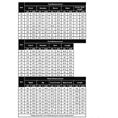 COOFANDY Suits for Men Slim Fit 3 Piece Single Breasted Suit Men Wedding Business Dinner Party