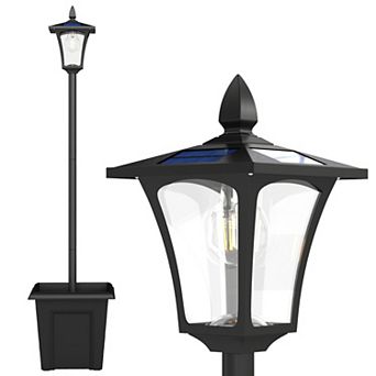 63" Solar Lamp Post Lights 2 Pack, Solar Light Posts,