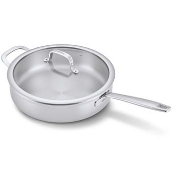 Alva Maestro 4-qt 5-Ply Stainless Steel Saute Pan with Lid