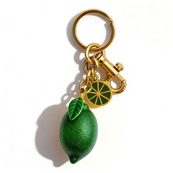 Fruit bag keychain accessory wallet gift for women lemon