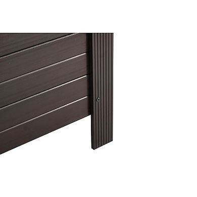 New Age Garden® 48" ECOFLEX Rectangular Planter, Walnut