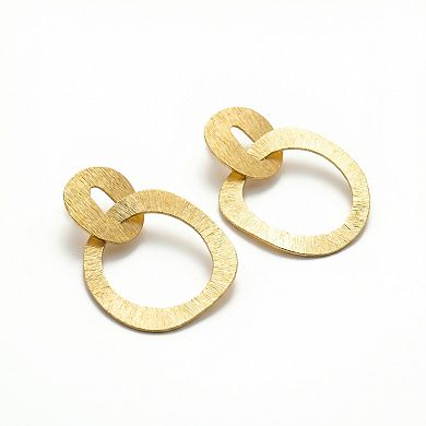 The Collective by DBJ Loop Earrings in Gold finished Brass