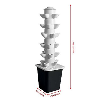 Indoor Hydroponics Growing System, Vertical Tower Garden for Herbs, Vegetables and Fruits
