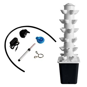 Indoor Hydroponics Growing System, Vertical Tower Garden for Herbs, Vegetables and Fruits