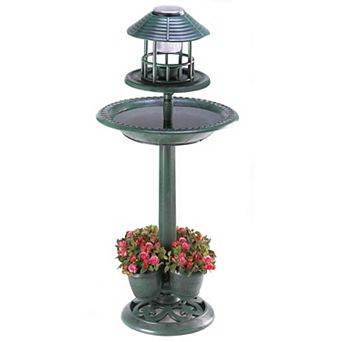 Zingz Home Verdigris Garden Solar Powered LED Centerpiece 17x17x36.5"