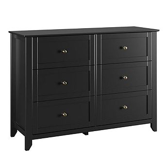 6 Drawers Dresser for Bedroom,Simply Modern Chest of Drawers,Wood Storage Cabinet for Living Room