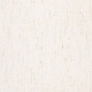 Hello Honey Stoneware Table Lamp with Hand-Painted Stripes and Linen Shade