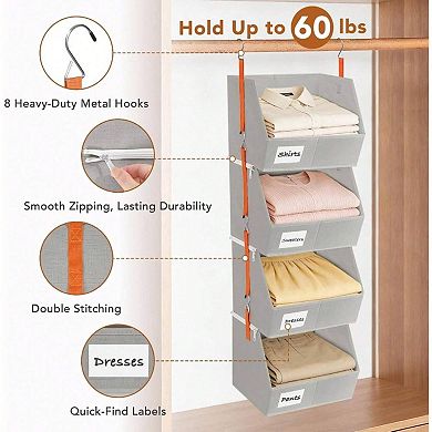 Modular Storage Cubes - 88L Capacity, Detachable, Collapsible, Heavy Duty