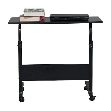 Adjustable C-Shaped End Table, Laptop Side Table for Sofa