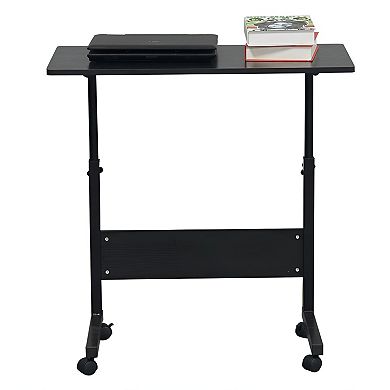 Adjustable C-Shaped End Table, Laptop Side Table for Sofa