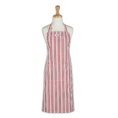 DII Tomato Red Stripe Foodie Gourmet Chef Apron
