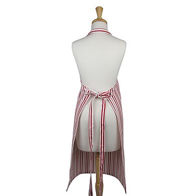DII Tomato Red Stripe Foodie Gourmet Chef Apron