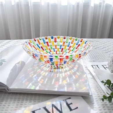 Hand Painted Woven Crystal Decorative Bowl
