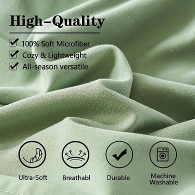 Soft Microfiber 5pc Pinch Pleat Comforter Set All Season