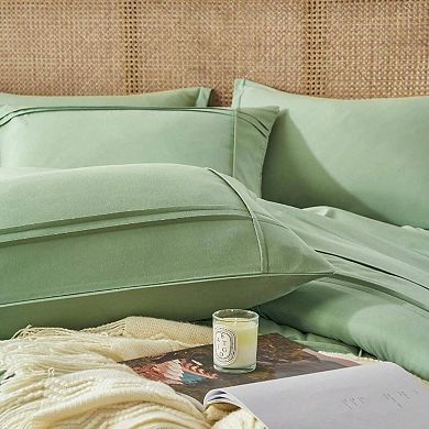 Soft Microfiber 5pc Pinch Pleat Comforter Set All Season