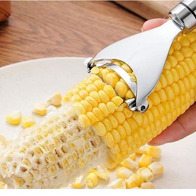2 Pack Stainless Steel Corn Peeler Tool