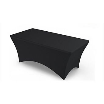 Spandex Tablecloth 6 Pack Fitted Stretch for Rectangle Tables