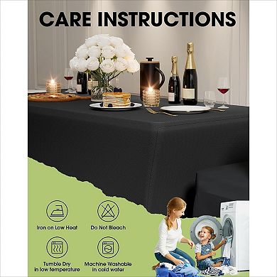 Spandex Tablecloth 6 Pack Fitted Stretch for Rectangle Tables