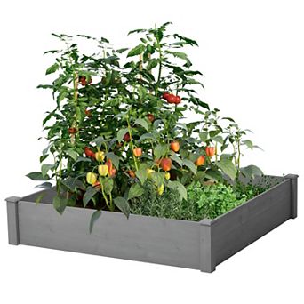 48" x 48" Outdoor Square Raised Garden Bed