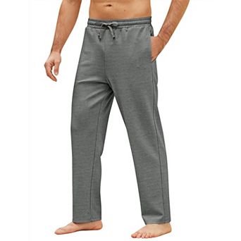 COOFANDY Men' Yoga Sweatpants Casual Lightweight Big and Tall Knit Loose Pants for Summer Spring