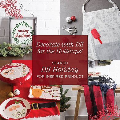 DII Holiday Printed Napkin Set/6