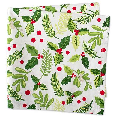 DII Holiday Printed Napkin Set/6