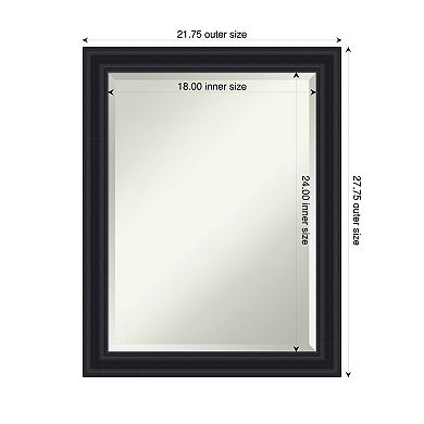Dalat Beveled Framed Bathroom Vanity Wall Mirror