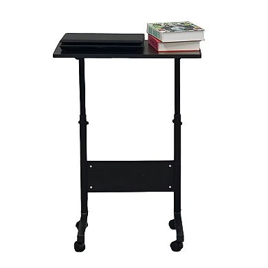 Adjustable Side Table, C-Shaped Couch Table for Bedroom or Office