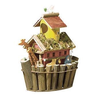 Zingz Home Noah's Ark Birdhouse 12.5x6.5x12.5"
