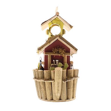Zingz Home Noah's Ark Birdhouse 12.5x6.5x12.5"