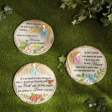 Zingz Home Pet Memory Tribute Cement Stepping Stone Landscape Walkway Accent