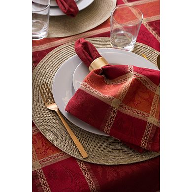 DII Autumn Harvest Jacquard Napkin Set/6