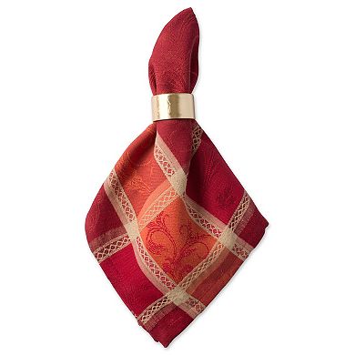 DII Autumn Harvest Jacquard Napkin Set/6