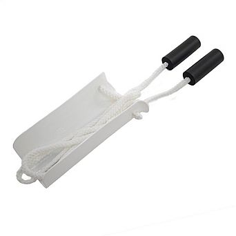 Sock Slider Aid with Adjustable 40" Cords, Foam Handles & Anti-Slip Base for Elderly