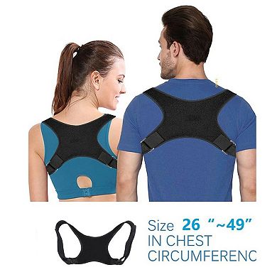 Adjustable Posture Corrector Back Shoulder Support Brace for Men Women