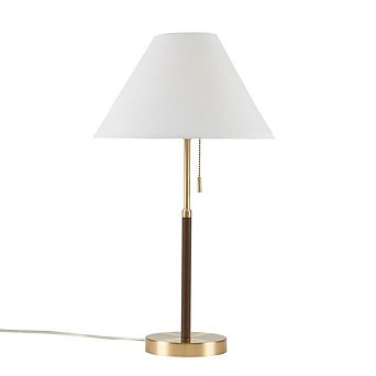 Two-Tone Pull Chain Table Lamp