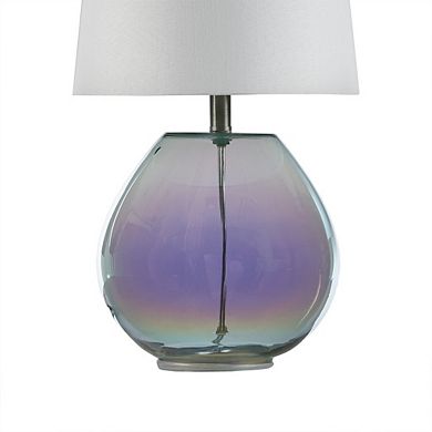 Ranier Iridescent Iridescent Glass Table Lamp