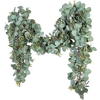 6.56 ft Eucalyptus Garland Artificial Boxwood Greenery Vines Wedding Party Table Runner Home