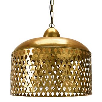 Hello Honey Metal Ceiling Light with Brushed Finish, Gold
