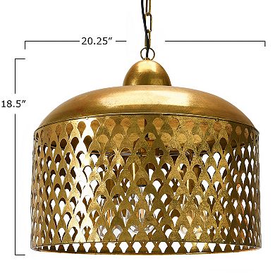 Hello Honey Metal Ceiling Light with Brushed Finish, Gold