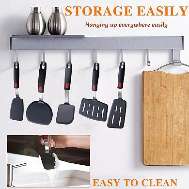 Silicone Spatula Turner 5 Pack Heat Resistant for Nonstick Cookware