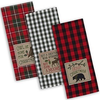 DII Christmas Embellished Dishtowel Set/3