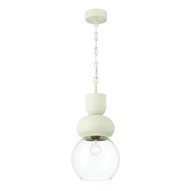 Hello Honey Iron Bubble Pendant, Ivory Finish