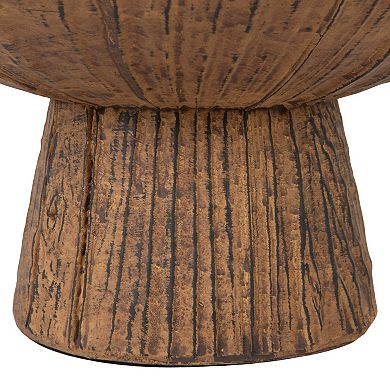 Hello Honey Resin Lamp with Scalloped Edge Shade