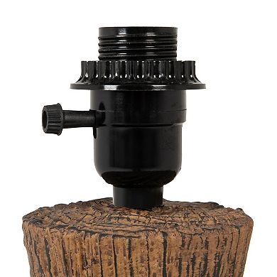 Hello Honey Resin Lamp with Scalloped Edge Shade