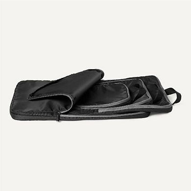 Great Ambitions Ultralight Compression Packing Cubes Packing Organizer black 4 pack Black