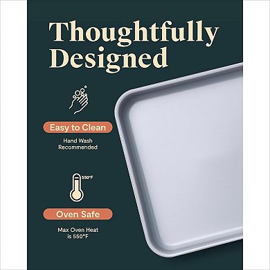9" Square Ceramic Baking Pan, Non-Stick Non-Toxic PTFE/PFOA-Free for Brownies